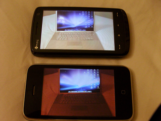Illustration for article titled HTC Touch HD Quick Sizemodo: Pretty Close To The iPhone